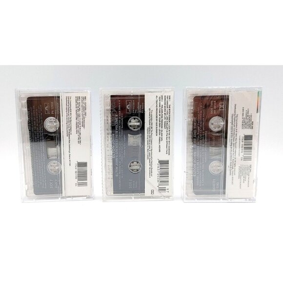Lot of 3 Elton John Cassettes  (Sealed) Here &There Greatest Hits Volume 1 & 2 - Picture 2 of 2
